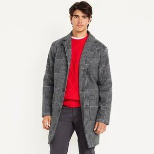 Old Navy Gray Plaid Men's Coat